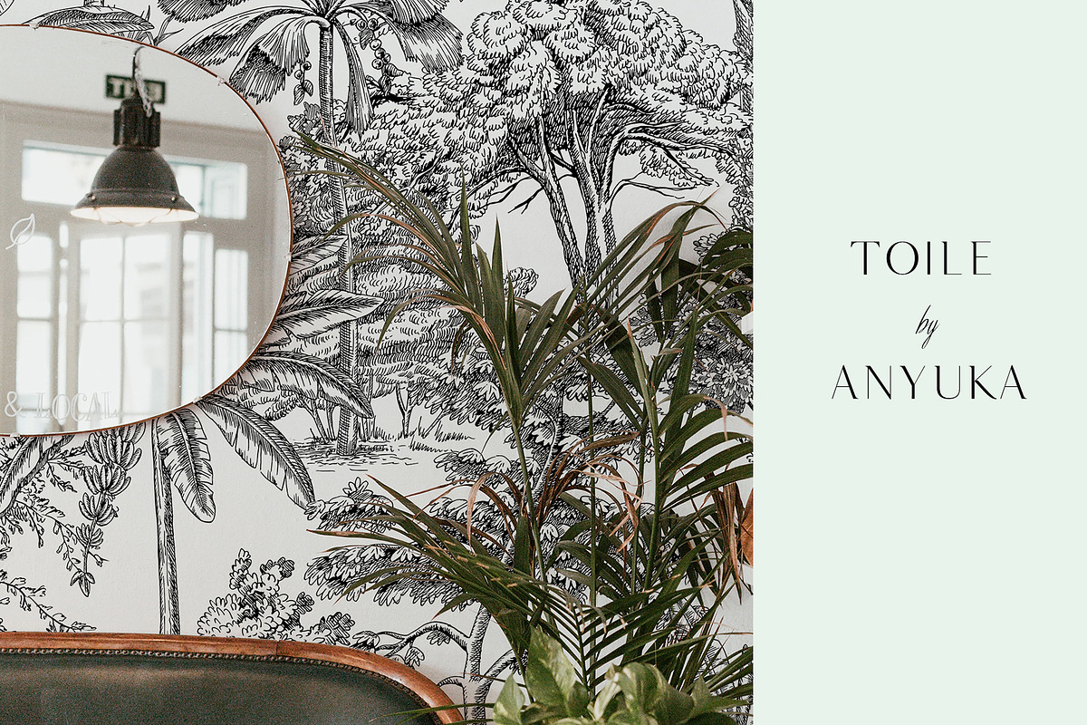 Toile de jouy, a Pattern Graphic by Anyuka (Photo 2 of 14)