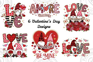 Valentine Love Gnome PNG