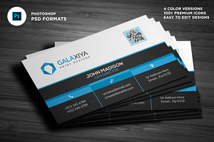 Creative Modern Business Cards, a Business Card Template by Galaxiya
