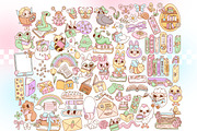 Spring Bookish Clipart Bundle, a Seasonal Illustration by Huxmay (Thumbnail 2 of 7)