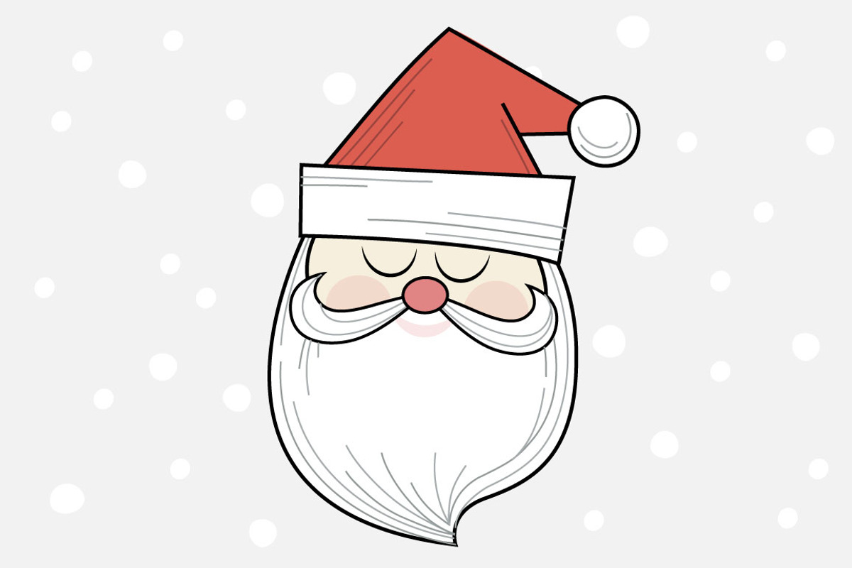 Retro Santa, an Illustration by Illustrations by Jessie
