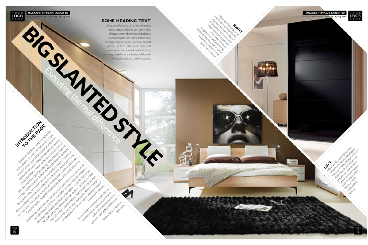 Magazine Template InDesign 02, a Magazine Template by Love Graphic Design (Photo 13 of 36)
