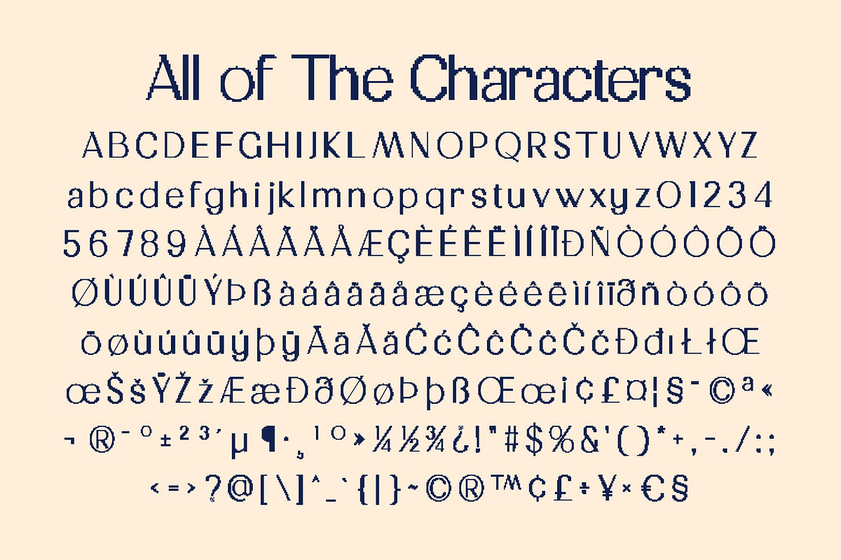 CS Aureta Semipixel, a Sans Serif Font by Craft Supply Co. (Photo 8 of 8)