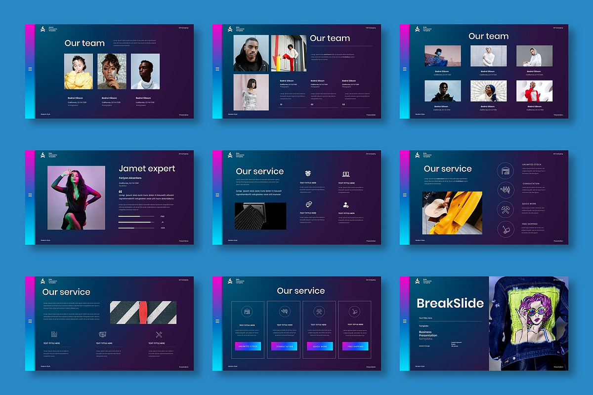 Brila - Business Google Slide, a Presentation Template by Dens Creative Studio (Photo 3 of 6)