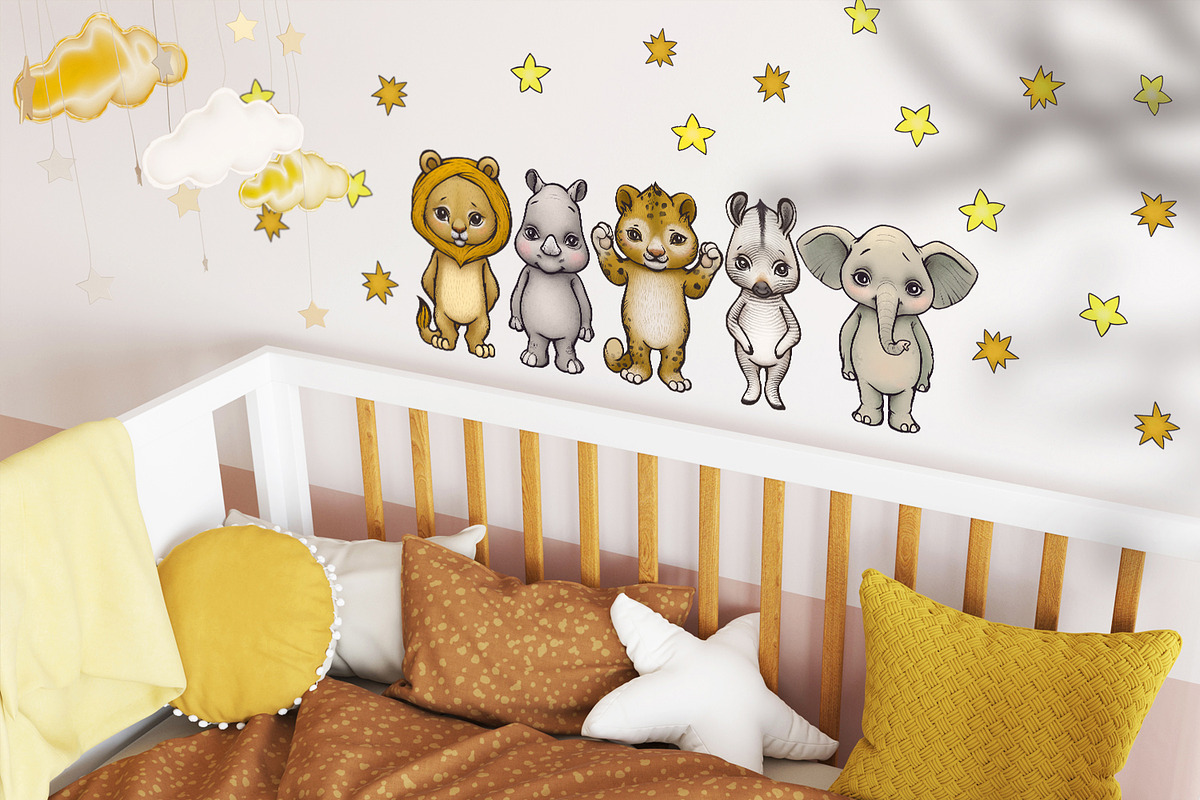 SEAMLESS PATTERNS  PRINTS  CLIPART, an Animal Illustration by TanyaSchuka (Photo 16 of 21)