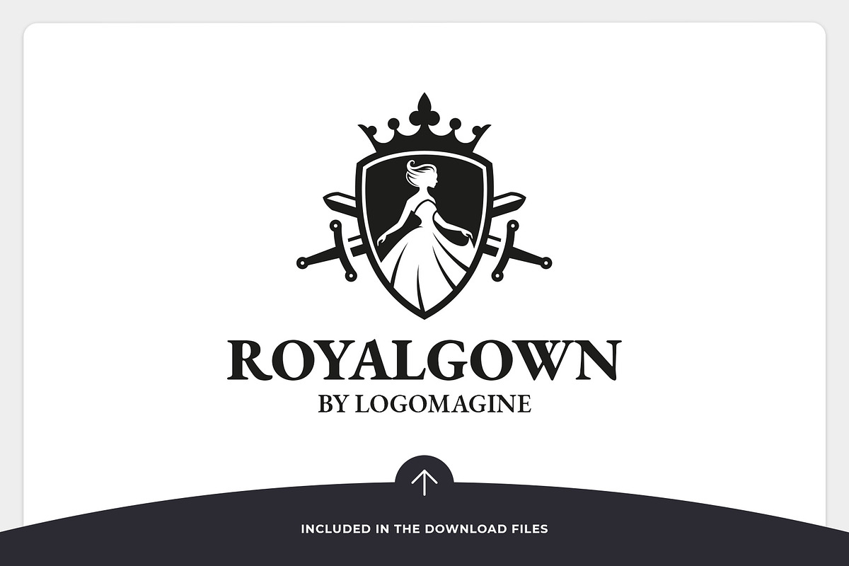 Royal Gown Logo Template, a Branding & Logo Template by LOGOMAGINE (Photo 10 of 16)