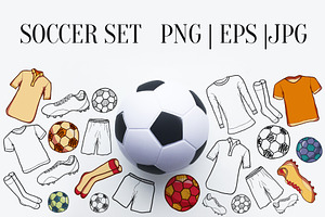 Soccer set