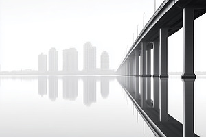 Minimalist modern bridge, an Architecture Photo by MistyDay