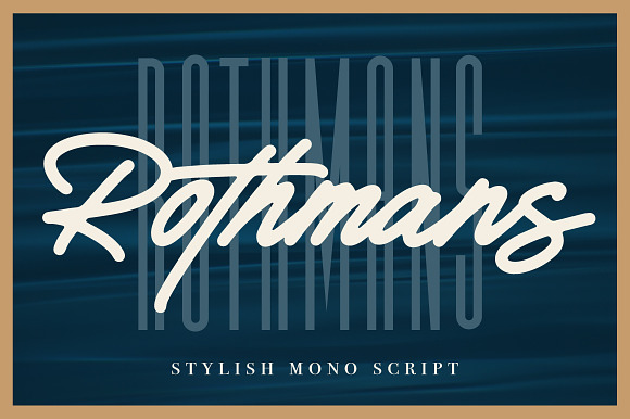 Rothmans - Font Duo (Free Version) preview 7
