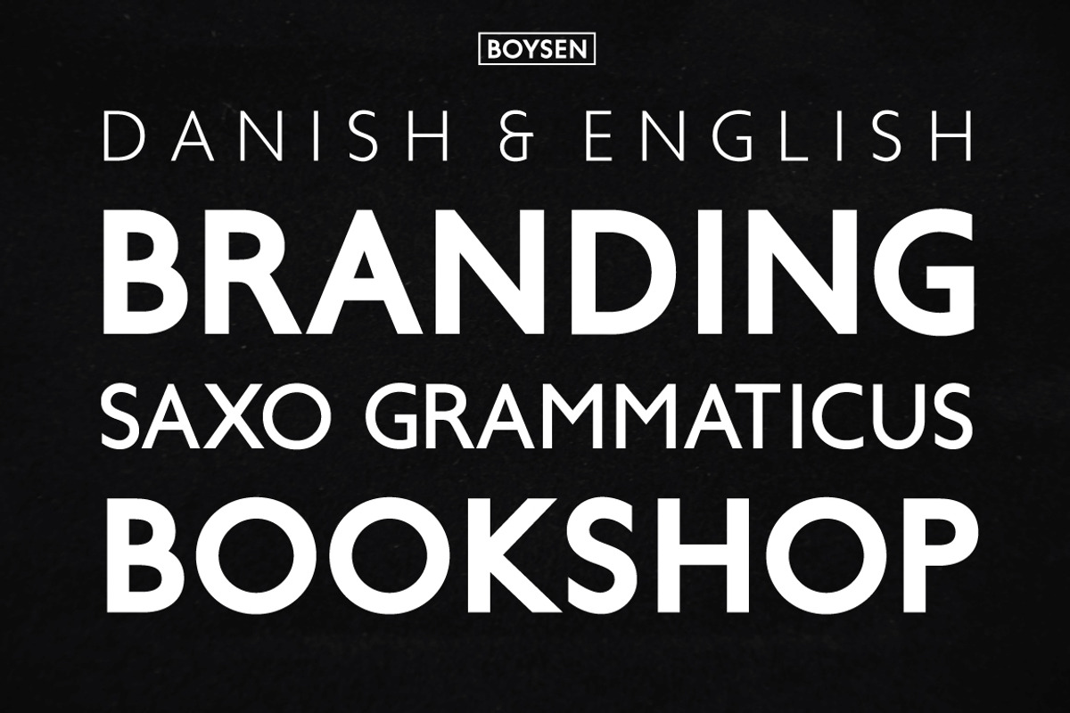 Boysen Typeface preview 4
