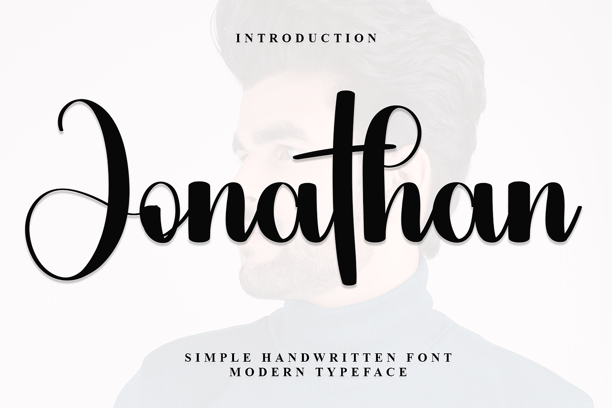 Jonathan, a Handwritten Font by InermediaSTUDIO (Photo 1 of 7)