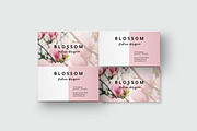 Vintage flower business card, a Business Card Template by AgataCreate (Thumbnail 3 of 5)