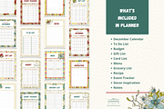 Christmas Planner Printable PDF, a Templates & Theme by Olena Kovalova Design (Thumbnail 4 of 7)