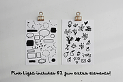 Pink Light cute script font with SVG, a Handwritten Font by Ana's Fonts (Thumbnail 5 of 11)