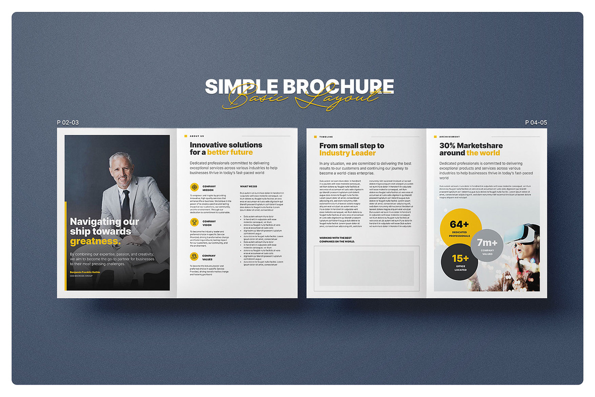 Brochure, a Brochure Template by Proonty (Photo 2 of 5)
