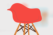 Mid Century Chair PNG pack, a Graphic by Brunch Club Design (Thumbnail 3 of 10)