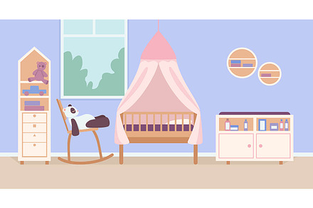 Child bedroom for newborn, a Person Illustration by IMG visuals characters