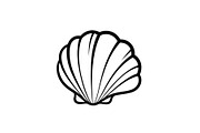Shell Silhouette Vector Bundle, an Illustration by hafijul (Thumbnail 47 of 48)