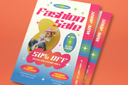 Blue Y2K Fashion Sale Flyer Set, a Flyer Template by graphicook (Thumbnail 2 of 3)