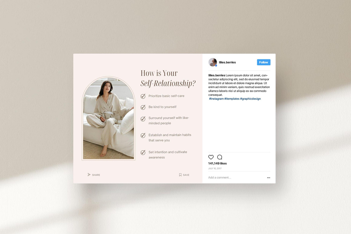 Health & Wellness templates, a Social Media Template by LiliesandBerries (Photo 18 of 21)