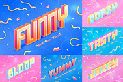 Funny Playful Text Effects, a Layer Style Add-On by Andrew Skoch Design (Thumbnail 1 of 9)