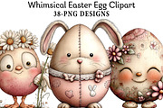 Whimsical Easter Egg Clipart, an Illustration by Daily.Designs (Thumbnail 1 of 8)