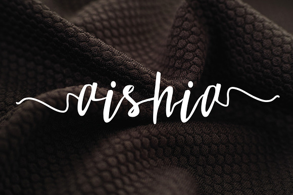 aishia font preview 6