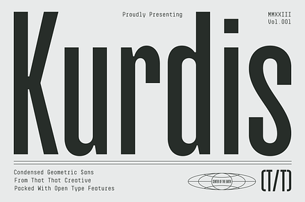 Kurdis Extra Condesned Font