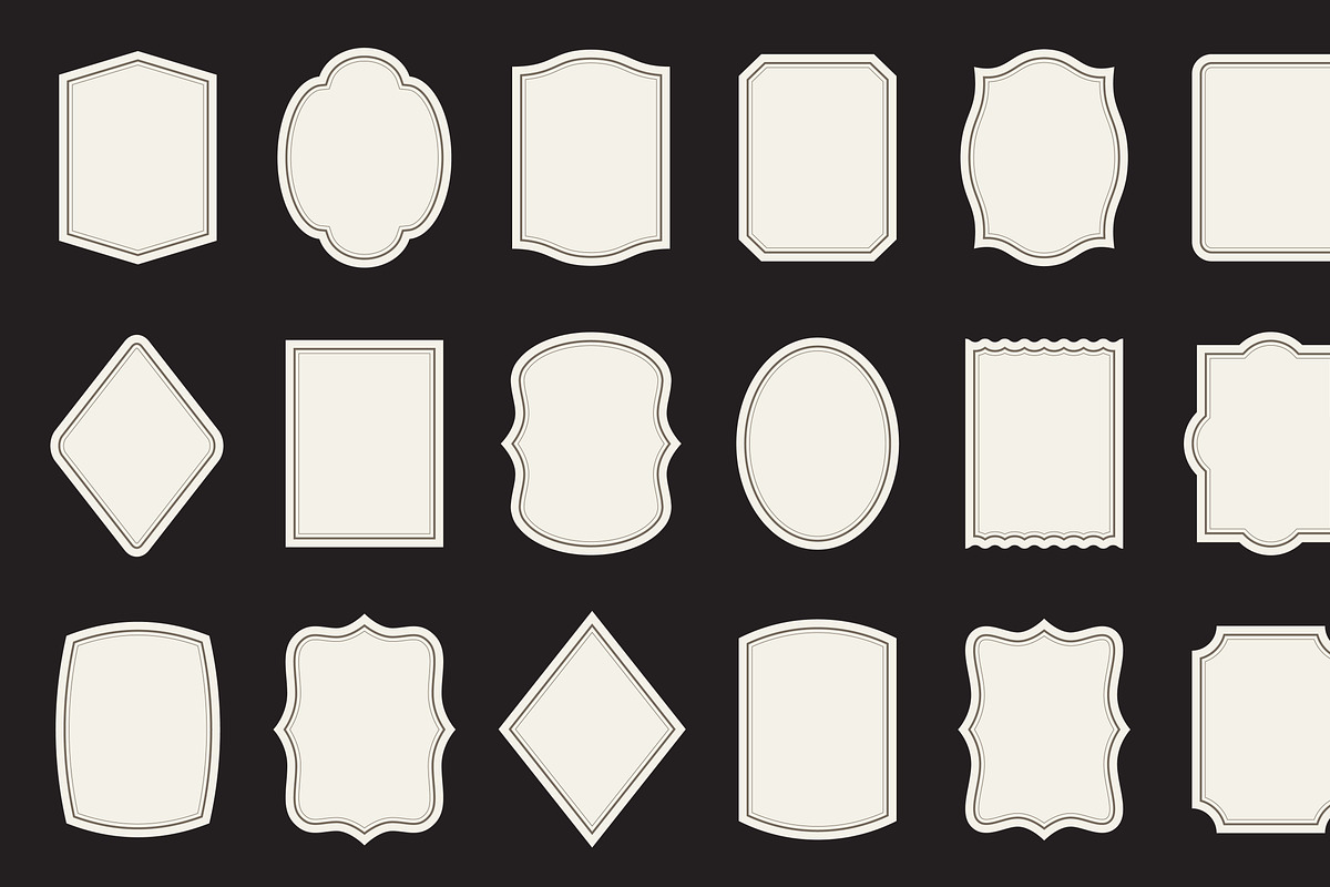 Labels: 18 shapes, different colors, an Object Graphic by moibalkon (Photo 14 of 19)