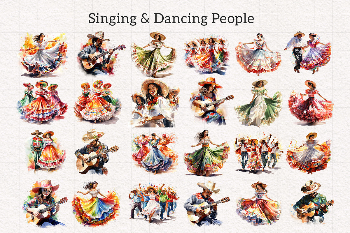 Cinco de Mayo Clipart, a Seasonal Illustration by PaintPixelCo (Photo 10 of 12)