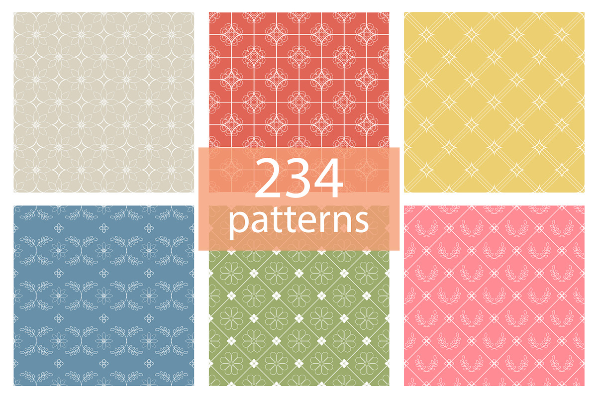 Line vintage patterns - 234, a Pattern Graphic by My Sweet Dreams (Photo 1 of 8)
