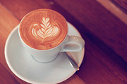 Latte or cappuccino coffee stock photo containing latte and cappuccino, a Food & Drink Photo by mutita.narkmuang (Thumbnail 2 of 2)