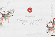 Christmas Watercolor Animals Clipart, an Animal Illustration by WalaPalette (Thumbnail 11 of 11)