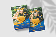 Travel Flyer Design Template, a Flyer Template by mSpartan (Thumbnail 2 of 2)
