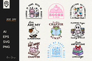 9 Unique Book Lover T-shirts Design, a Graphic by shaondesigns (Thumbnail 1 of 10)