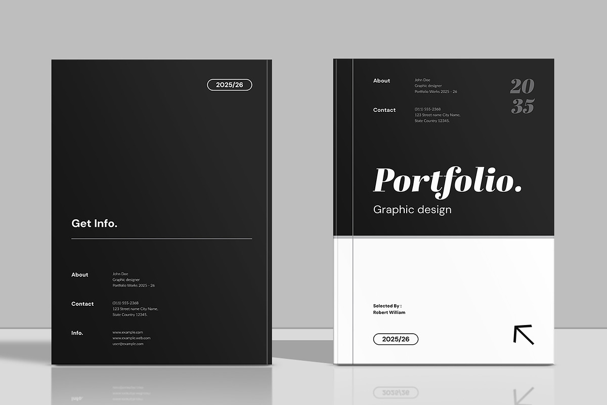 Creative Portfolio Brochure Template, a Brochure Template by Spark_Creative (Photo 11 of 14)