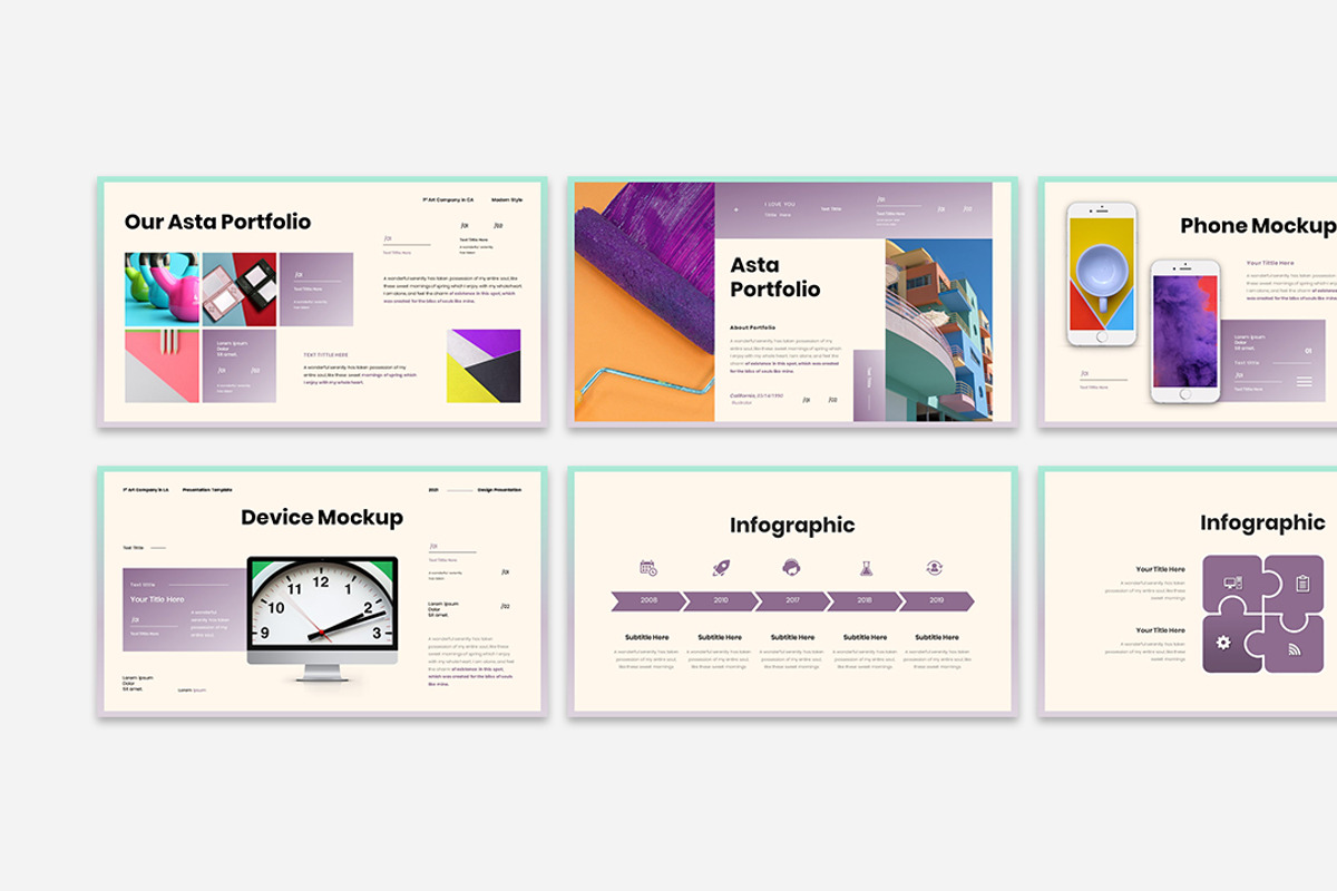 Asta Presentation Template, a Presentation Template by Analogous Temp (Photo 3 of 4)