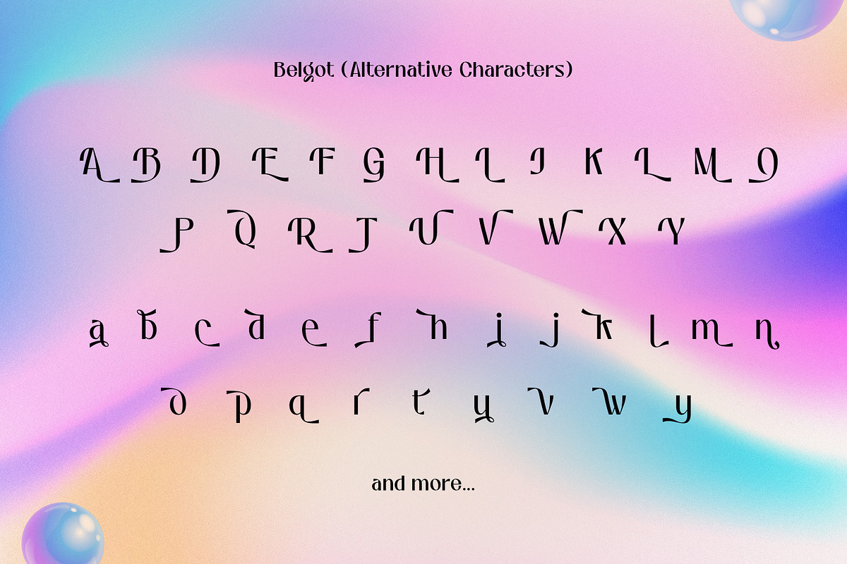 Belgot - Display Font, a Sans Serif Font by Ekahermawan (Photo 13 of 15)