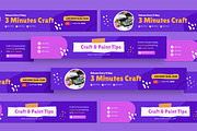 Craft Tips Youtube Cover, a Social Media Template by MikroType Std (Thumbnail 4 of 4)