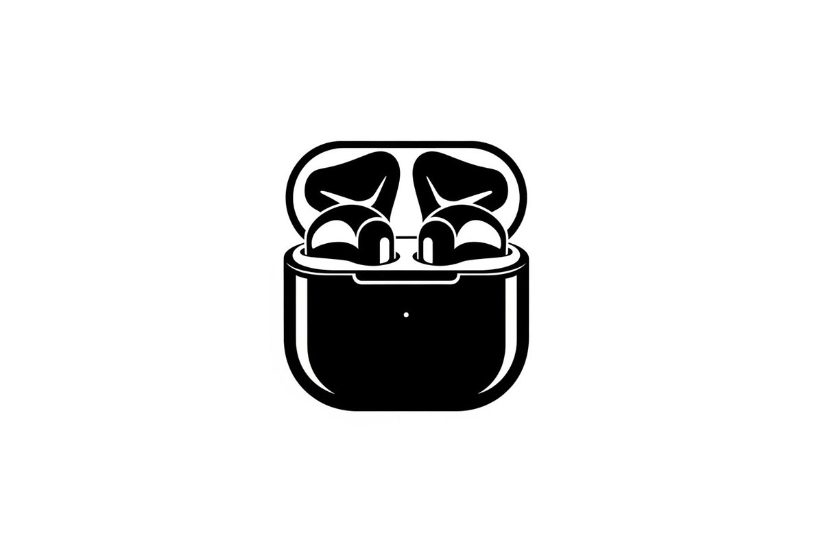 50 Wireless Earbuds Silhouette Icon, an Illustration by abu67222 (Photo 9 of 51)
