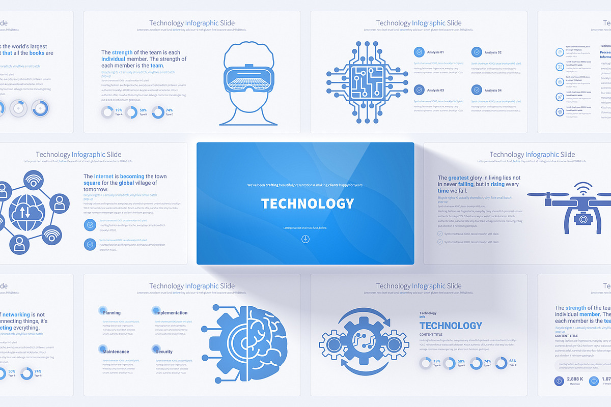 Technology PowerPoint Presentation, a Presentation Template by Pulsecolor