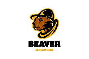 Beaver Logo Template