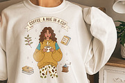 Coffee Morning Hand-drawn PNG Bundle, an Illustration by GlitterCraft (Thumbnail 25 of 101)
