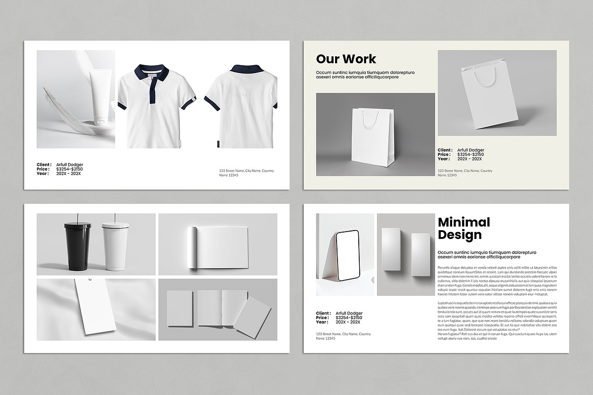 Portfolio Presentation Template preview 4