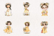 Cute Summer Girl PNG Clipart, a Seasonal Illustration by CreationArt (Thumbnail 3 of 7)