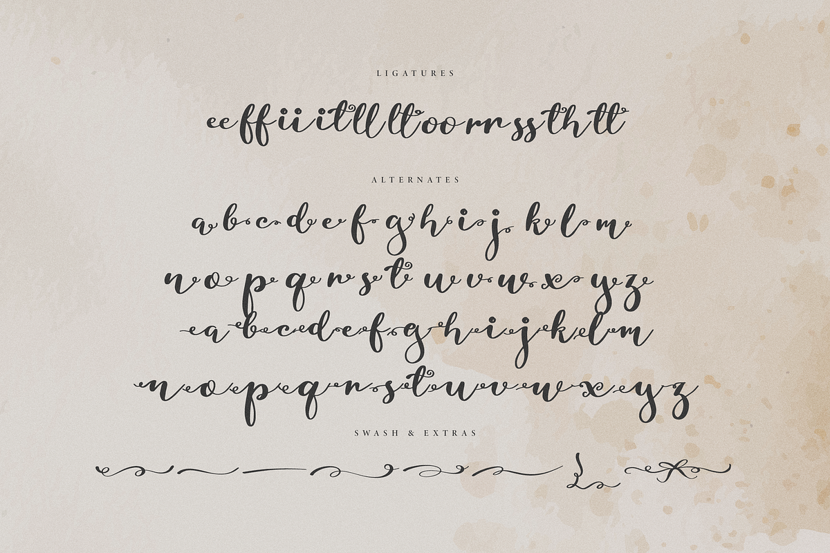 Siollars | Handwritten Script Font, a Script Font by Denustudios (Photo 11 of 12)
