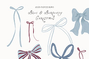 Hand-Painted Blue Burgundy Christmas, an Object Graphic by Lana Elanor (Thumbnail 12 of 24)