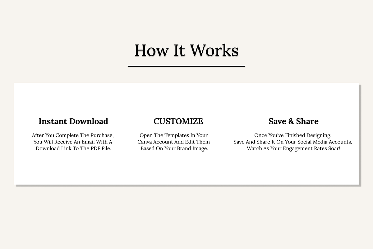 INSPIRING 50 INSTAGRAM TEMPLATE, a Social Media Template by RB Boutique (Photo 5 of 8)