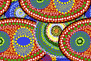 Aboriginal Orbs Seamless Repeat, a Pattern Graphic by Sharon Schwalbe (Thumbnail 6 of 6)