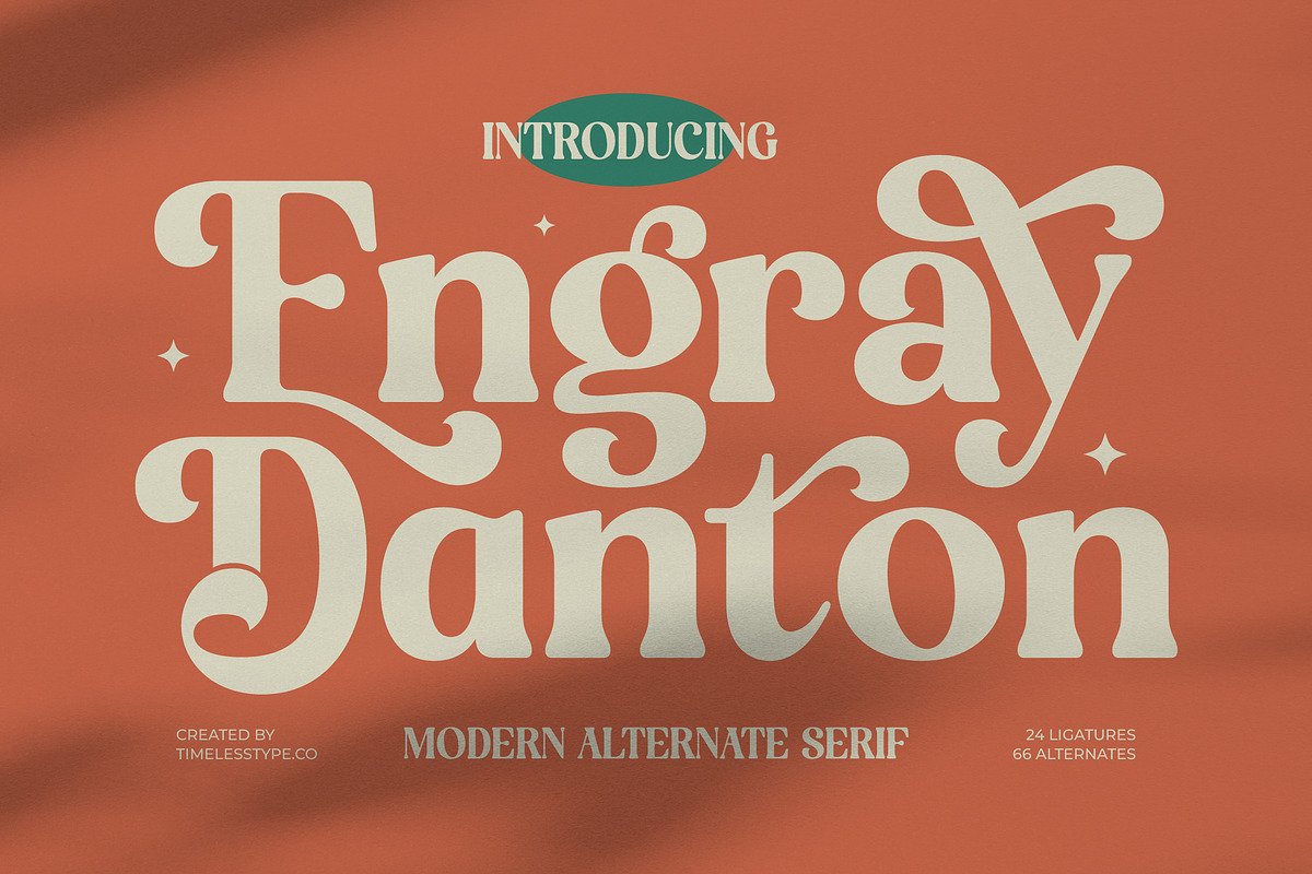 Engray Danton Modern Serif Font, a Serif Font by timelesstype.co (Photo 1 of 20)